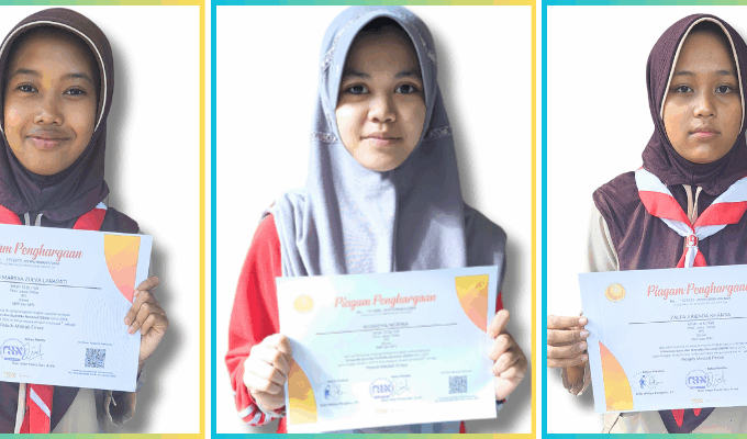 SISWA-SISWI MTSN 10 BLITAR SABET MEDALI DI OLIMPIADE SAINS NASIONAL 2024