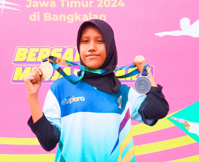 SISWI MTSN 10 BLITAR RAIH MEDALI PERAK DAN PERUNGGU DI AJANG PEPARPEDA II JAWA TIMUR 2024