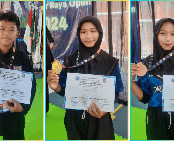 TIGA SISWA MTSN 10 BLITAR SABET JUARA PENCAK SILAT SMANEGA CUP XVII 2024