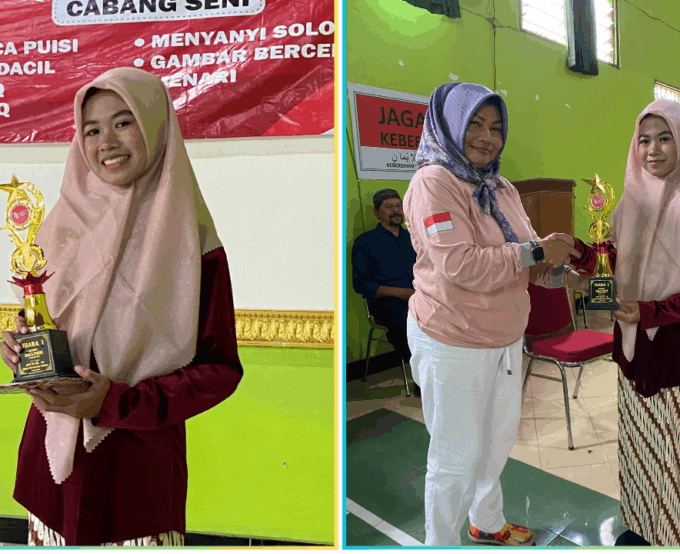 SISWI MTSN 10 BLITAR RAIH JUARA 1 LOMBA BACA PUISI TINGKAT KECAMATAN