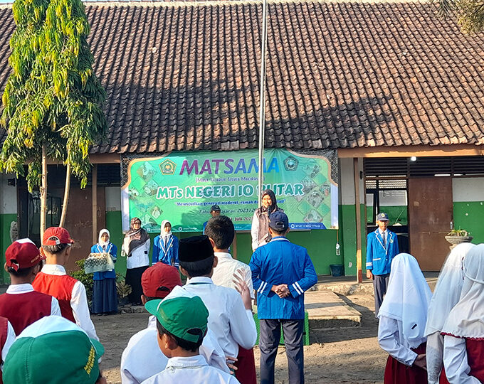 MTsN 10 Blitar Gelar Upacara Pembukaan MATSAMA Tahun Pelajaran 2023/2024
