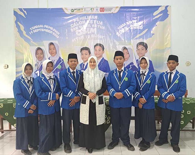 MTsN 10 Blitar Gelar Pemilihan Ketua dan Wakil Ketua OSIM 2025/2026