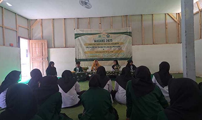 Pembukaan Magang Mahasiswa UIN SATU Tulungagung di MTsN 10 Blitar
