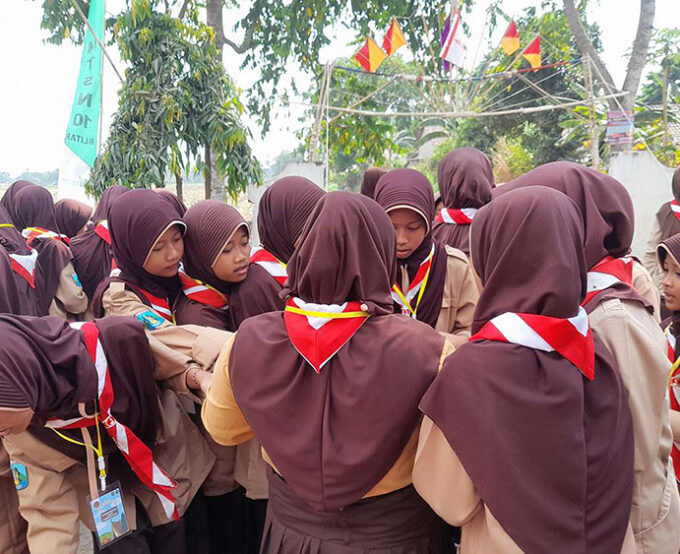 MTsN 10 Blitar Sukses Gelar Rangkaian Kegiatan Tamu Penggalang