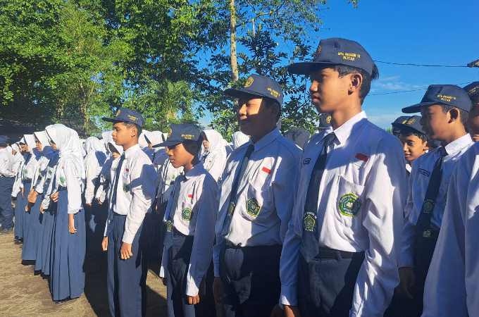 MTsN 10 Blitar Gelar Upacara Peringatan Hari Lahir Pancasila Tahun 2026
