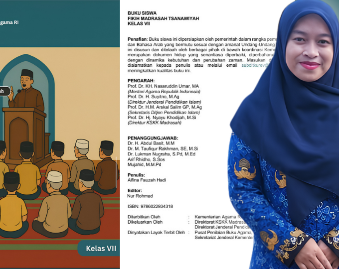 Ibu Alfina Fauzah Hadi, Lc. Sukses Terbitkan Buku Teks Utama Mata Pelajaran Fikih