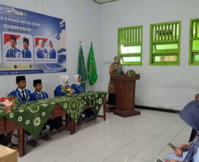 Wujud Demokrasi Madrasah, MTsN 10 Blitar Sukses Gelar Pemilihan Ketua dan Wakil Ketua OSIM Masa Bakti 2026/2027